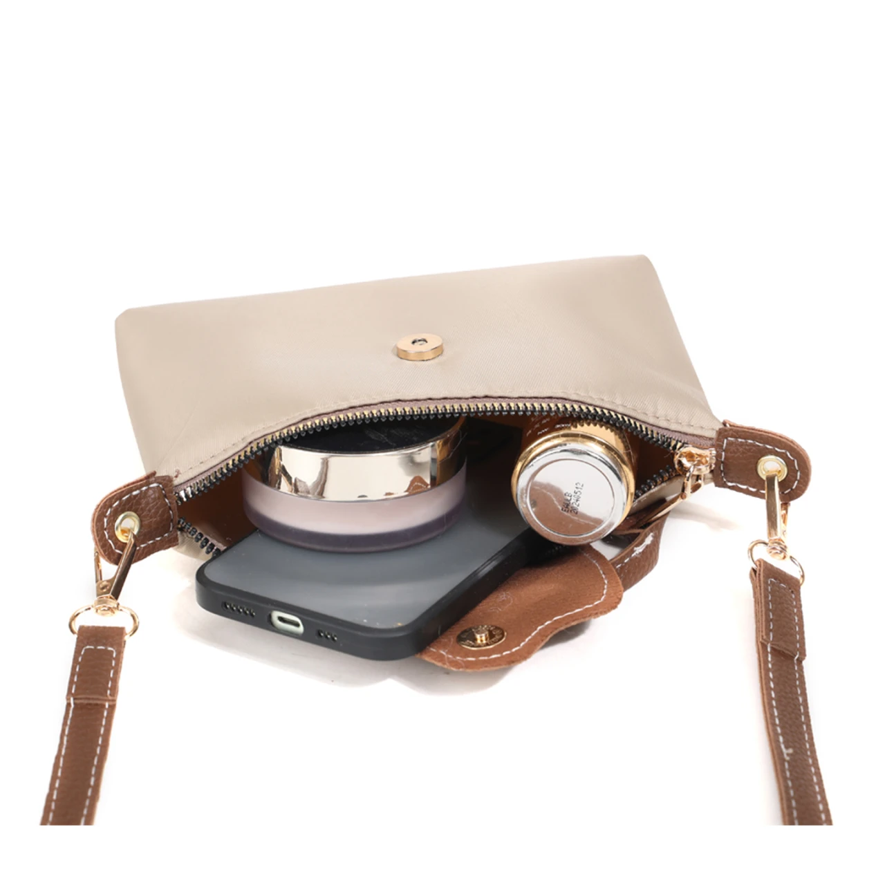 Borsa a tracolla alla moda e di tendenza, borsa a tracolla retrò, piccola borsa quadrata semplice ed elegante da donna. - immagine 6