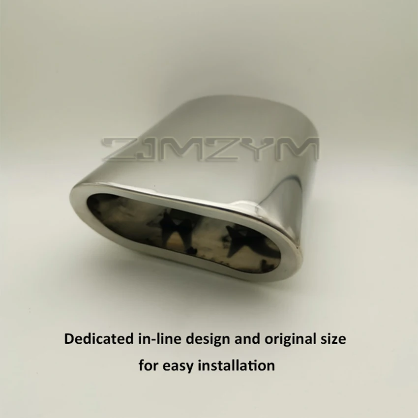 Car Exhaust Muffler Tip Pipes Cover FOR BMW 3 Series 318 320 E90 318i 320i X3 Car Styling Parts Accessories exhaust muffler tip