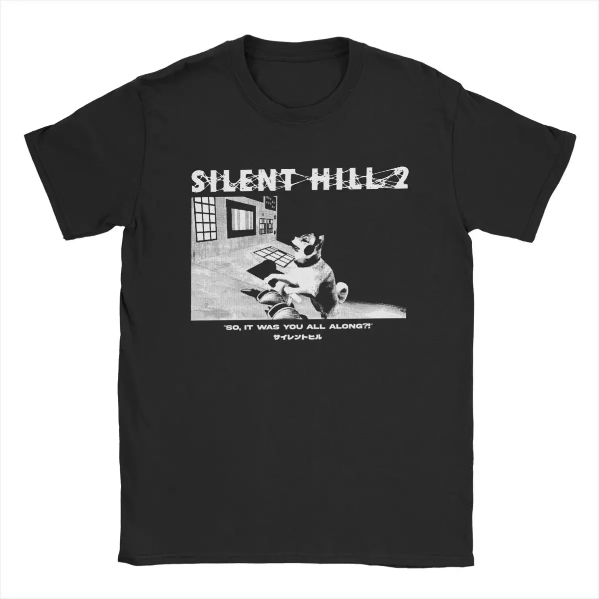 Maglietta Da Uomo Silent Hill 3 Maglietta Vintage Maglietta Girocollo Manica Corta Streetwear 100% Cotone Abbigliamento Taglie Forti