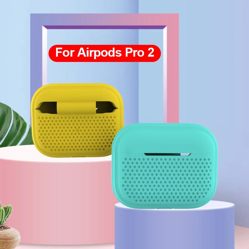 For Airpods Pro 2 Case Silicone USB C With Lanyard Hole Shockproof Earphone Cases Headphone Cover For Airpods 3 1 Pro2 3rd Shell
