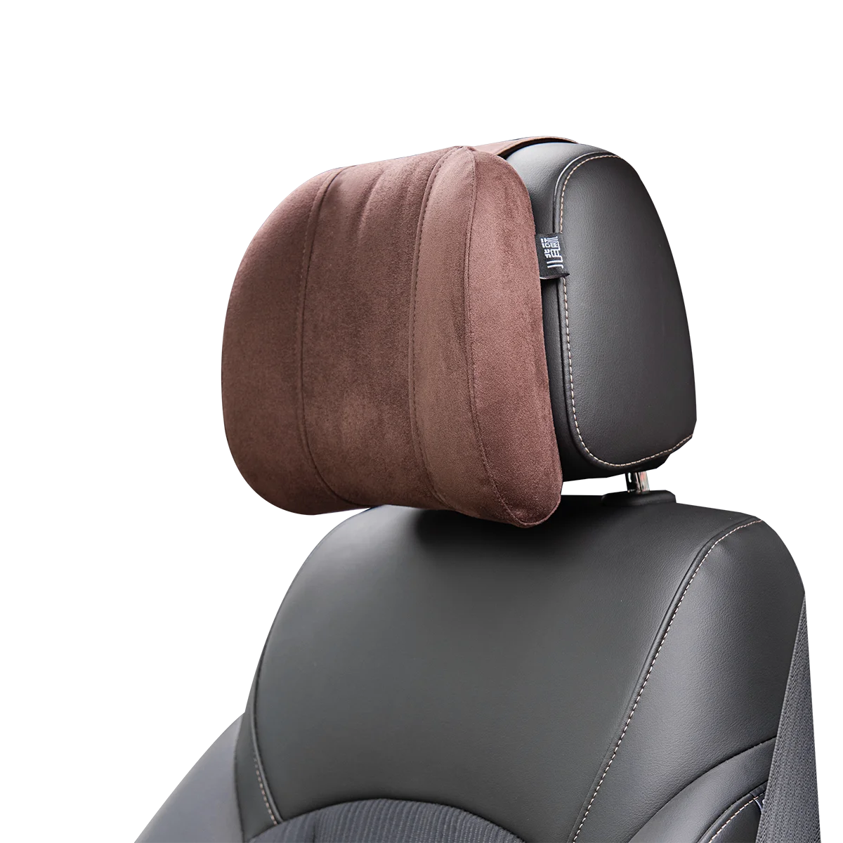 Car Headrest Pillow Memory Foam Suede Fabric Forbell