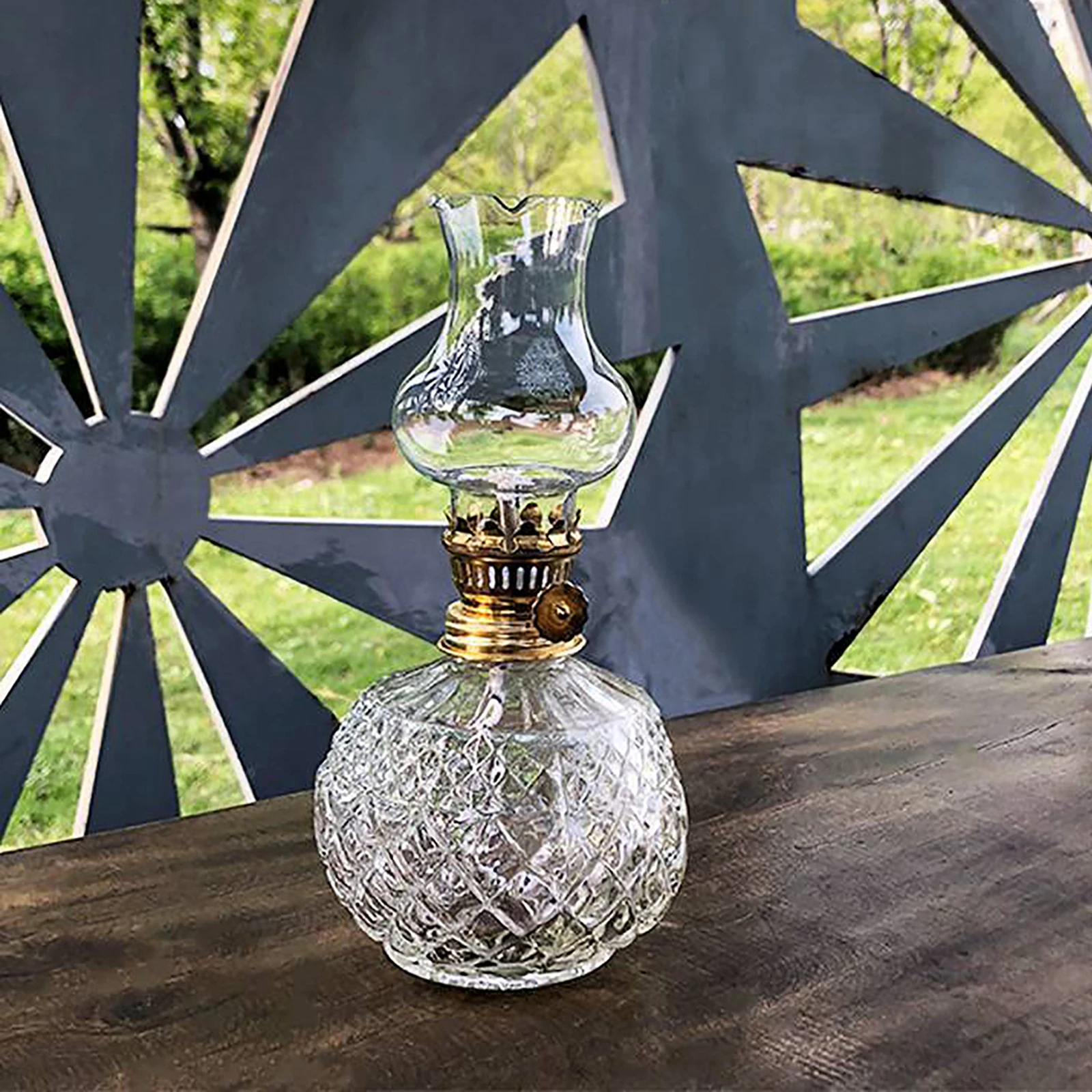 9 PCS FERRO Battuto Accessori Per Lampade Cherosene Portalampada Olio