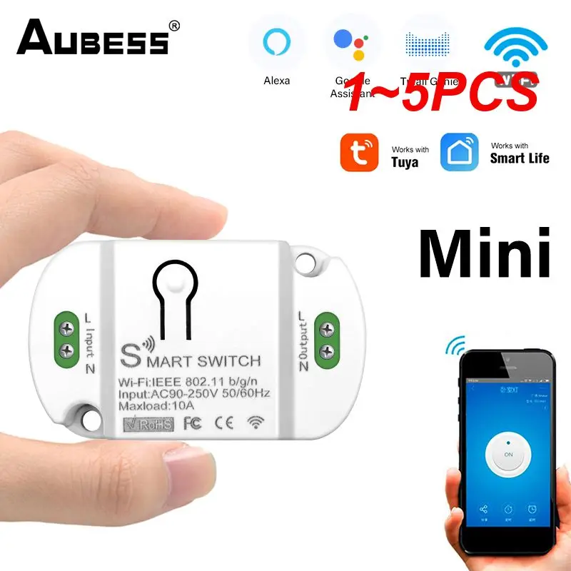 

Переключатель Wi-Fi для Tuya Smart life, 10 А, 1-5 шт.