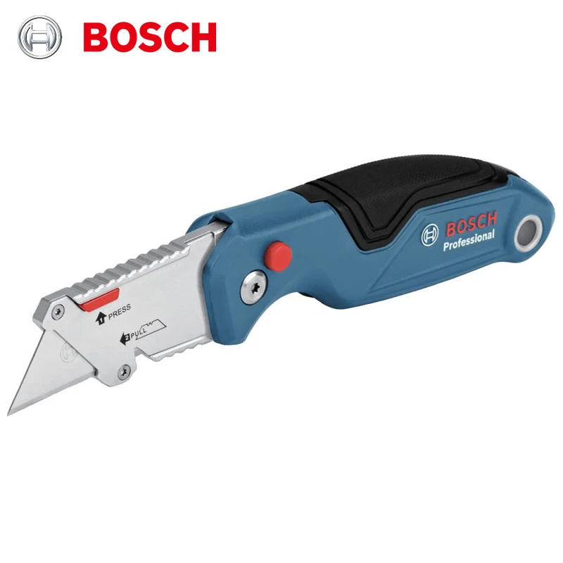 

Bosch Professional Universal Folding Knife with Blade Compartment in Metal Handle With Replacement Blades 1600A016LF