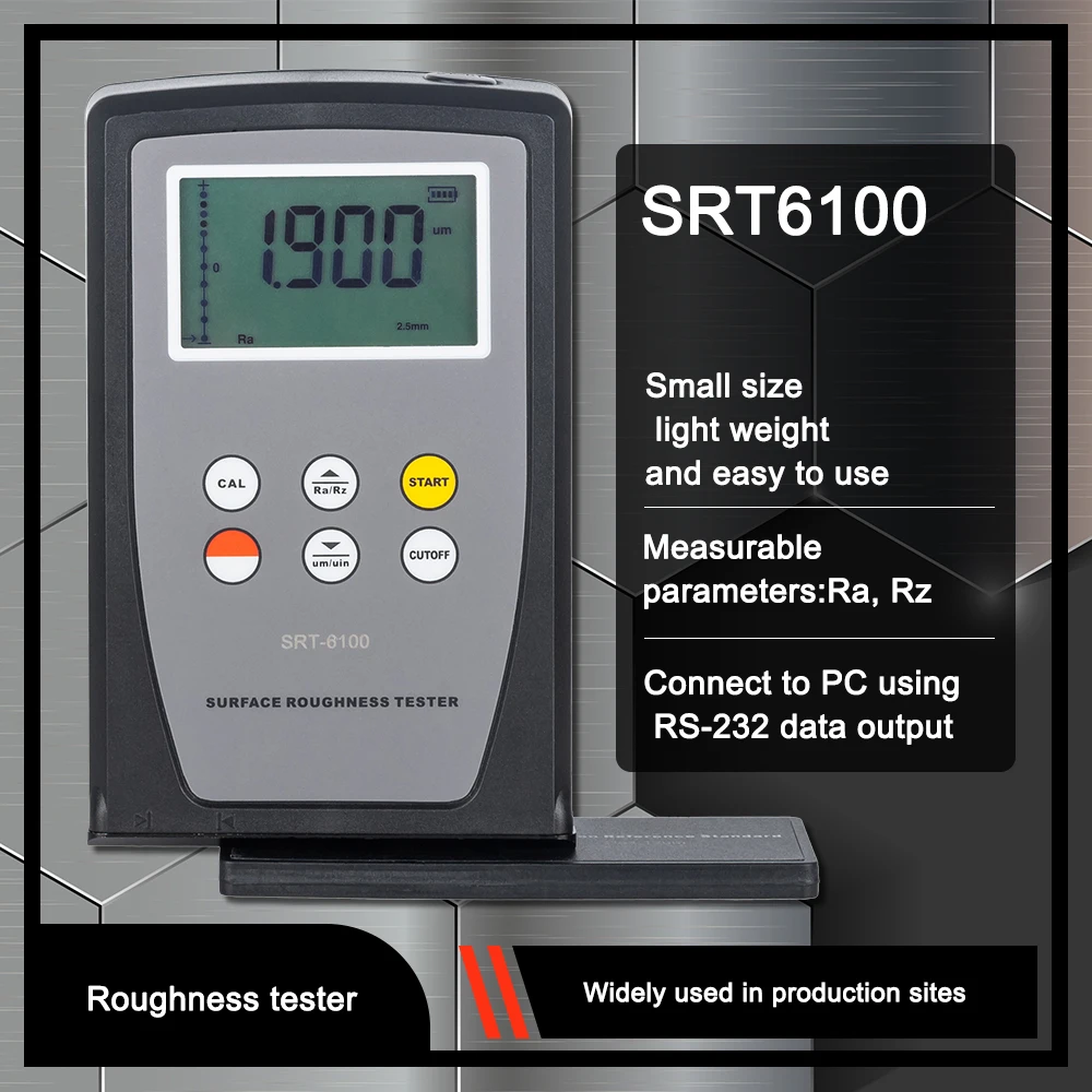 Roughness Tester Ra,Rz Surface Roughness Testers Meter Measurement Physical Measuring Instruments Analysis Tools Landtek SRT6100