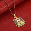 Stainless Steel Republic Of Iraq Pendant Necklaces Jewelry Charms Iraqi Chain Necklace 1