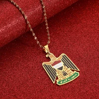 Stainless Steel Republic Of Iraq Pendant Necklaces Jewelry Charms Iraqi Chain Necklace 1