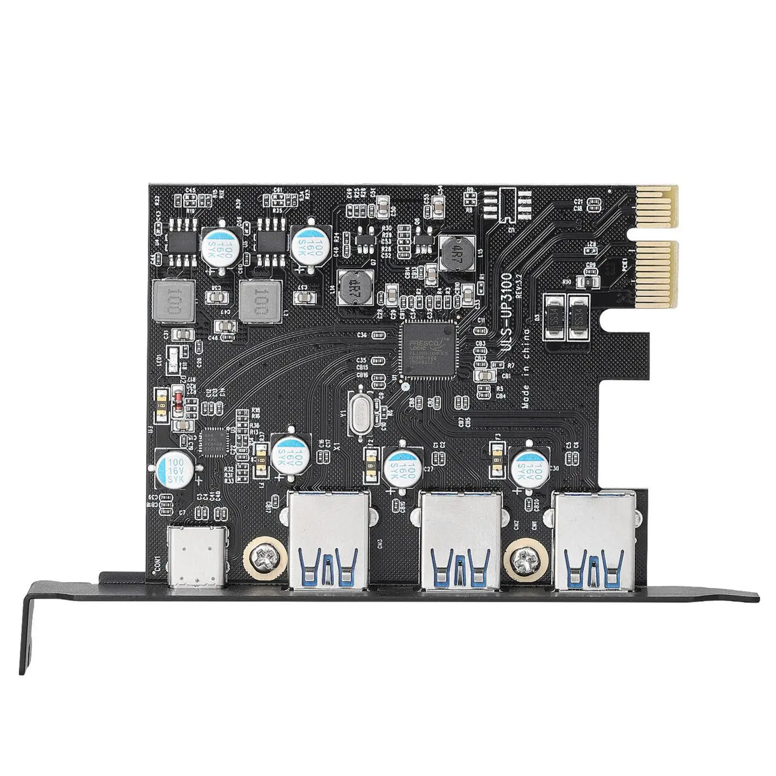 PCI 익스프레스 확장 카드, PCI-E to C타입 (3), A타입 (1) USB 3.0, 4 포트