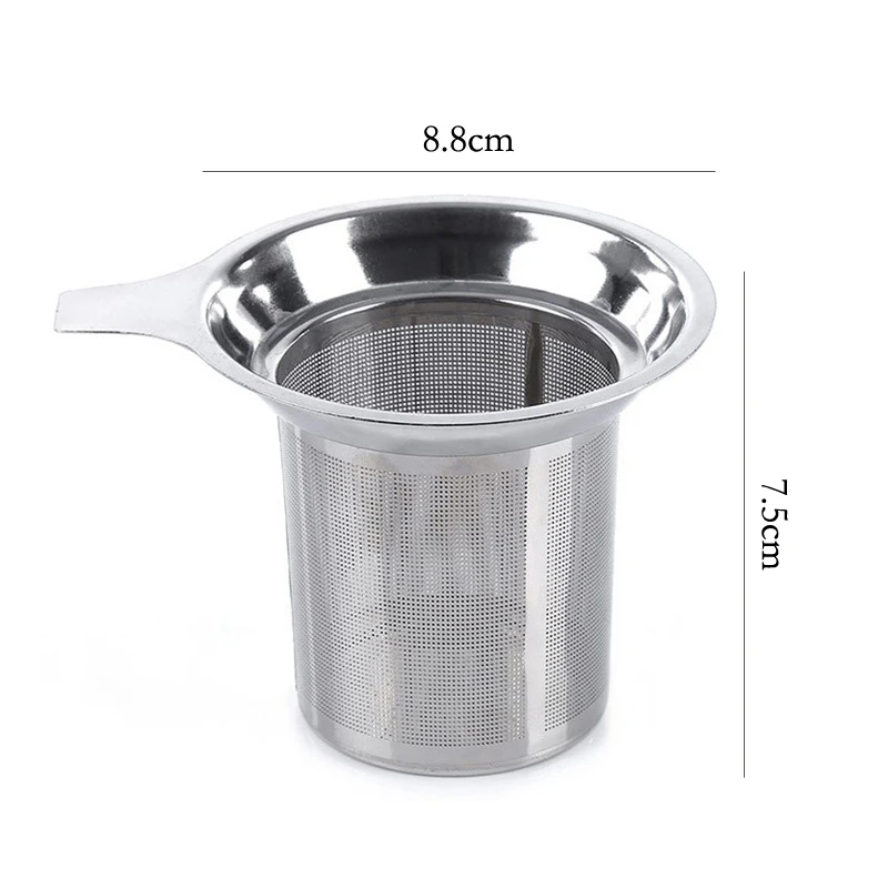 Long Handle Tea Infuser Stainless Steel Tea Infuser Basket Mesh Loose