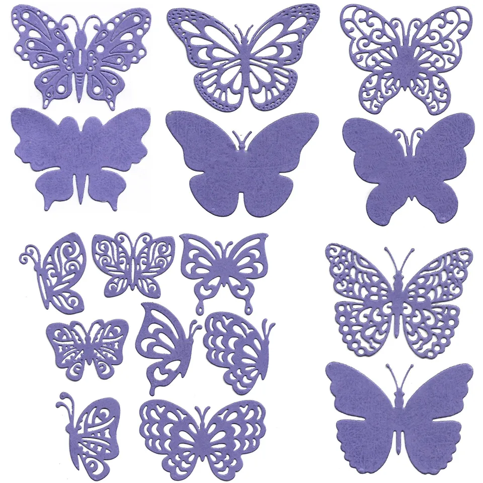 Troqueles De Corte De Metal De Mariposa De Acero Al Carbono