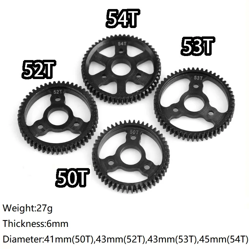 50T52T53T54THardenedSteelSpurGear08M32P39566842forTraxxas