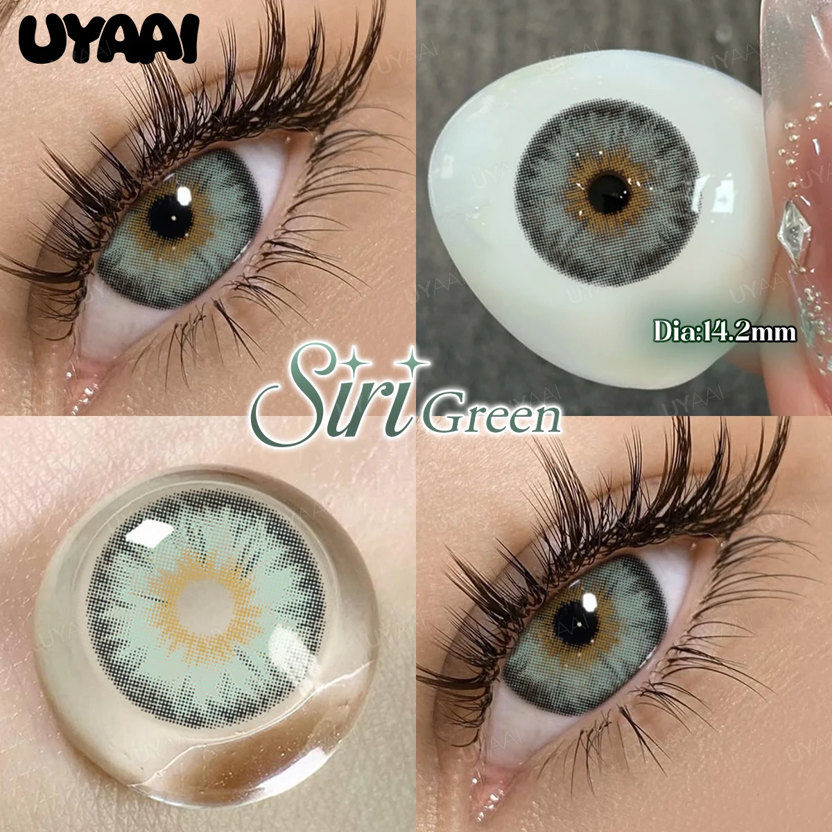 Natural Green Eye Contact Lenses