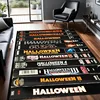 Horror Movie Carpet for Living Room Bedroom Retro Movies Halloween Movie Series Rug Movie Room Decor Non Slip Popular Gift Rug 1