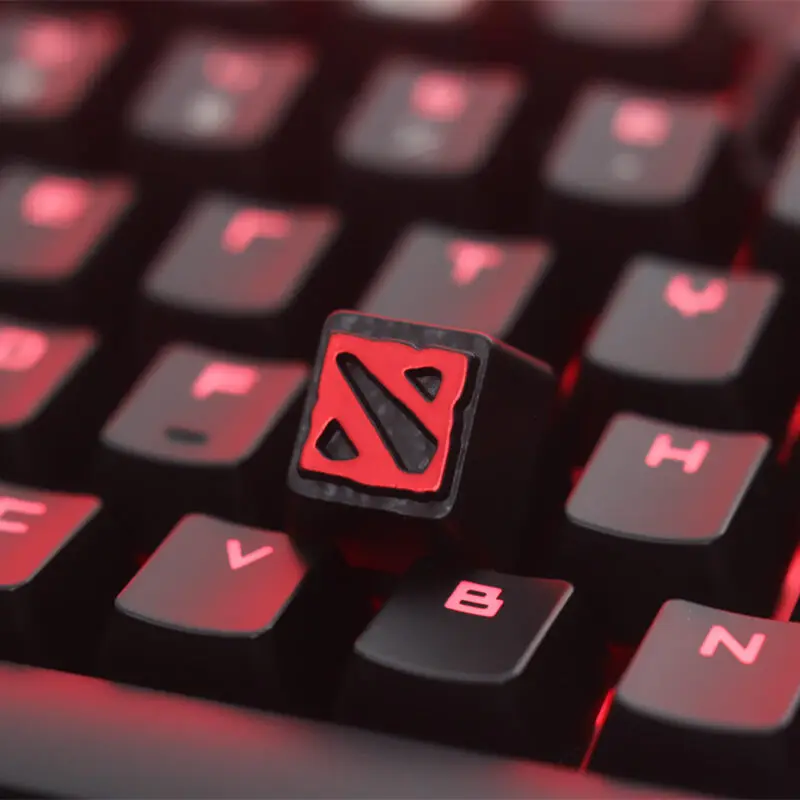 Dropshipping Artisan Zinc Aluminum Alloy Keycaps for Mechanical Keyboard Dota Odyssey R4 Height Stereoscopic Relief