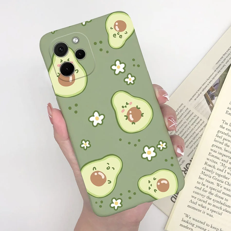 Heart Silicone Matte Shockproof Phone Case - Soft Back Cover, Enhanced Protection