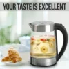 3 in 1 water kettle/TEA MAKER/coffee maker MODEL BTM-1780GS Electronic sensor touch control panel with display, powered by strix 4
