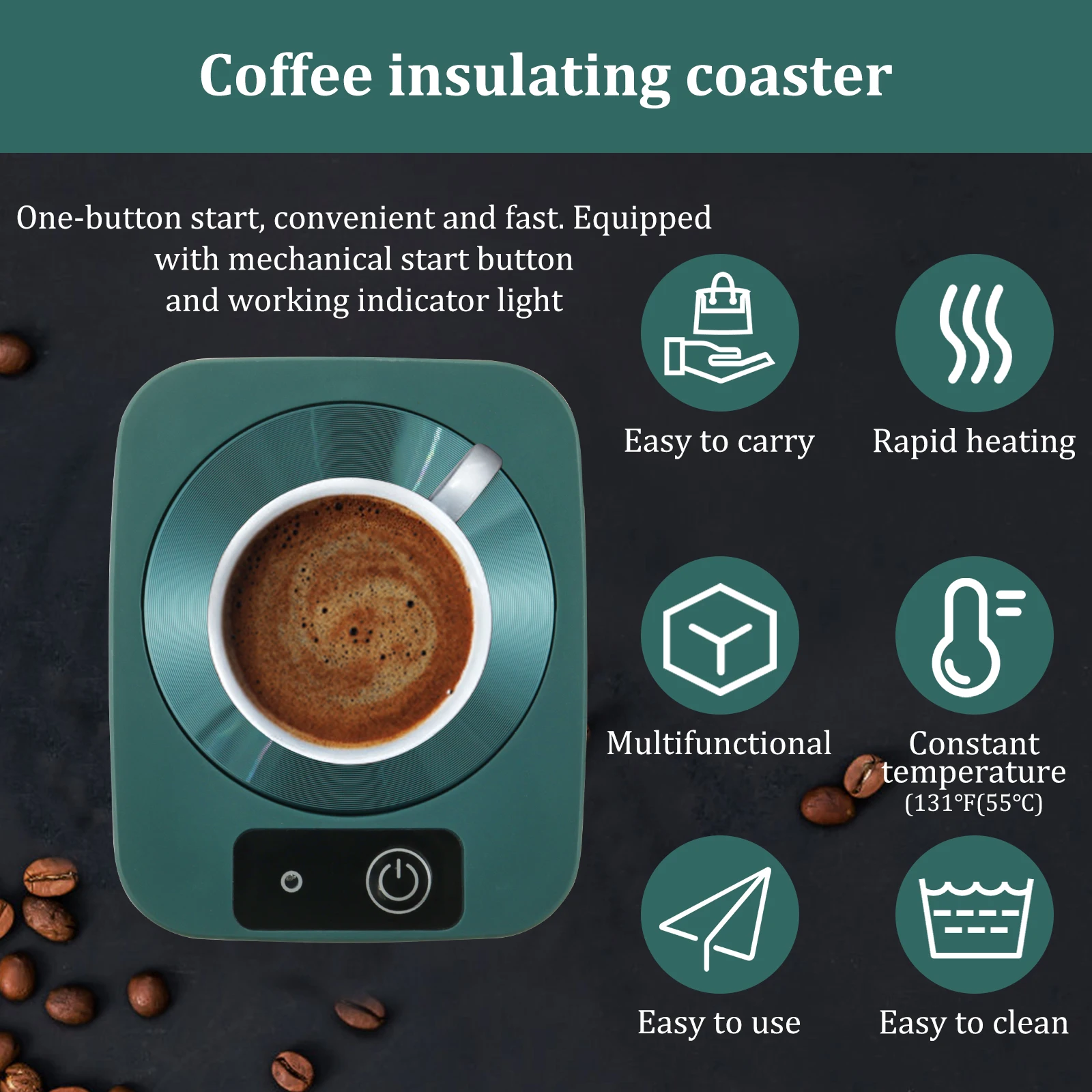 Electric Mug Warmer: Cozy Cup Coaster