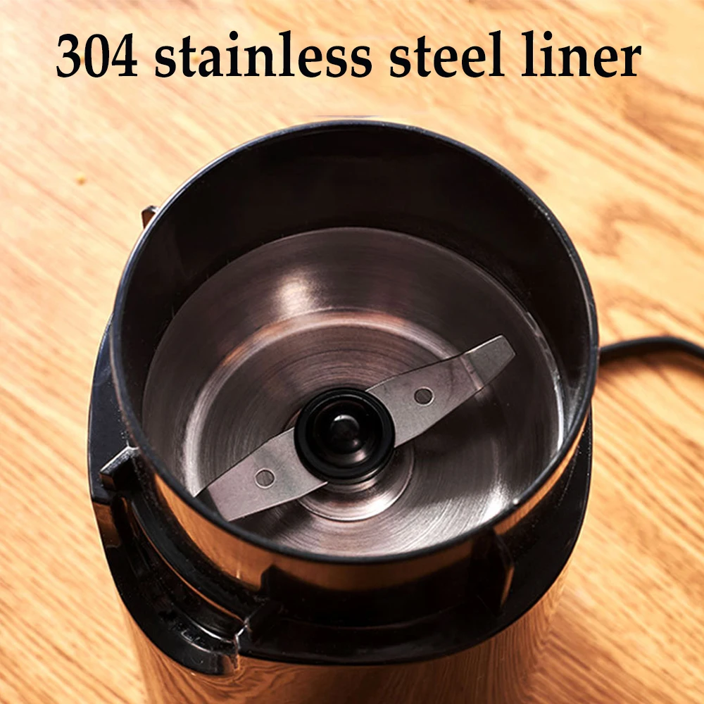  Coffee Grinder 110V Electric Coffee Bean Grinder Multifunction  100W Powerful Blade Coffee Bean & Spice Grinder Professional Stainless  Steel Mill Grinding Tool For Coffee Beans Coarse Grains : Home & Kitchen