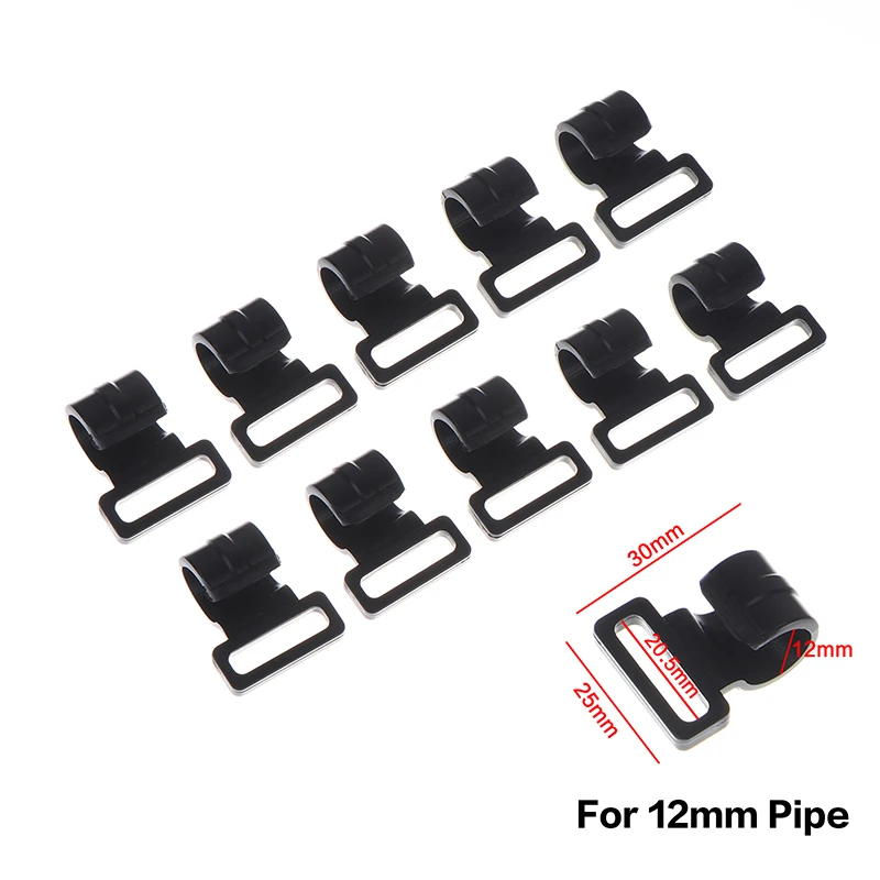 10-Piece Outdoor Camping Lanyard Snap Clip Hook Set