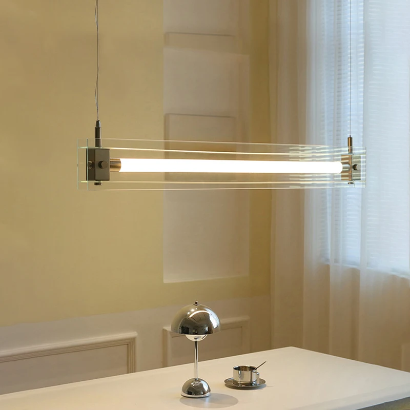 

Designer Long lamp Modern Led Pendant Lights Glass Chandeliers For Dining Room Home Decor light Kitchen Hanging Lamp Luminaire