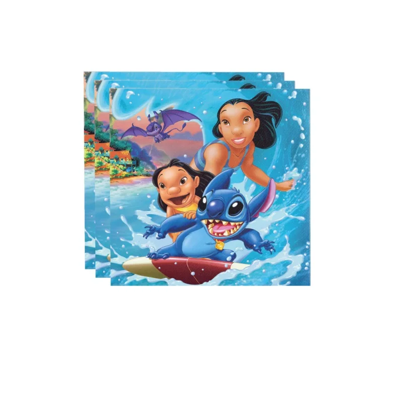 Disney Lilo & Stitch Birthday Party Decoration Happy Party Banner Background Stitch Cake Decor Tablecloth Wedding Accessories birthday party supplies party supplies