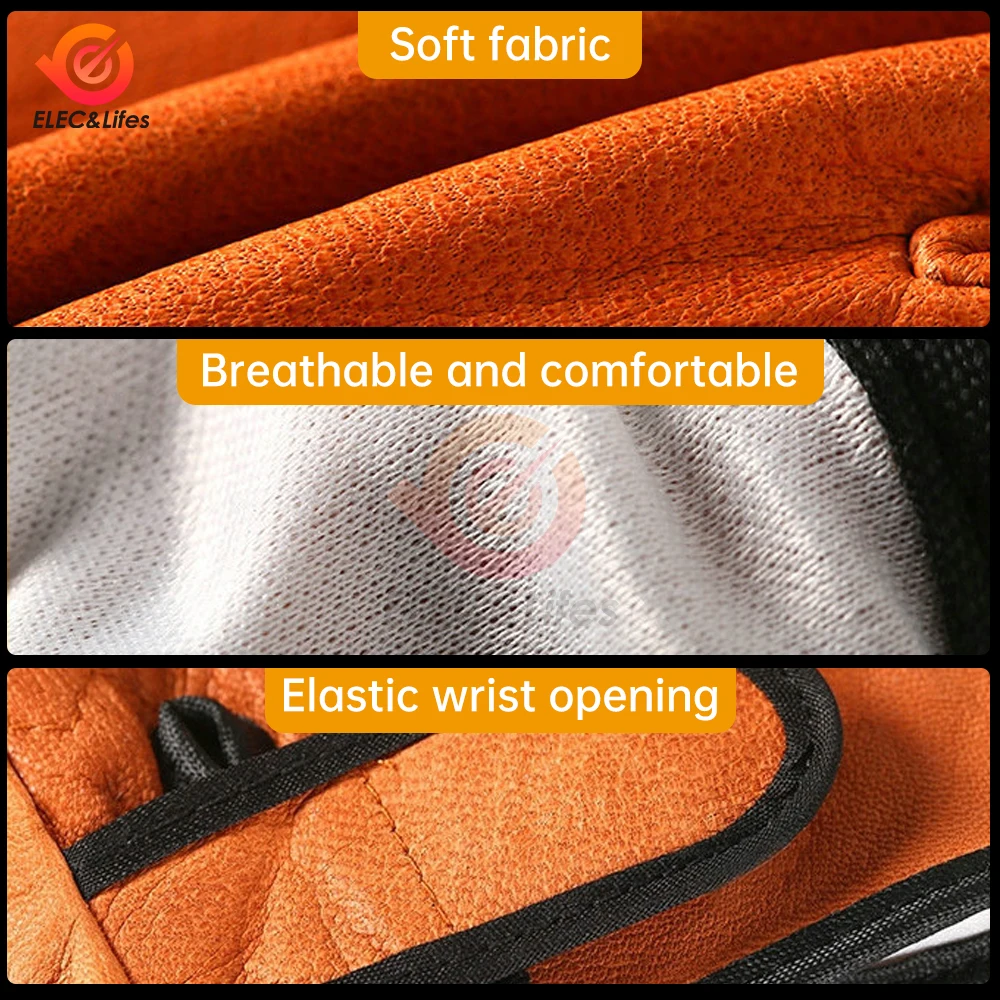 Power Glove Guanti Da Lavoro In Pelle Resistenti Per Autisti, Camionisti, Giardinaggio E Uso Con Macchinari Guanti Resistenti Supreme TTF - Foto 11