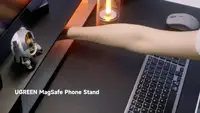 【New】 Ugreen магнитный держатель для телефона Алюминиевая Подставка для сотового телефона для iPhone 14 13 12 Xiaomi Samsung магнитный держатель для мобильный телефон