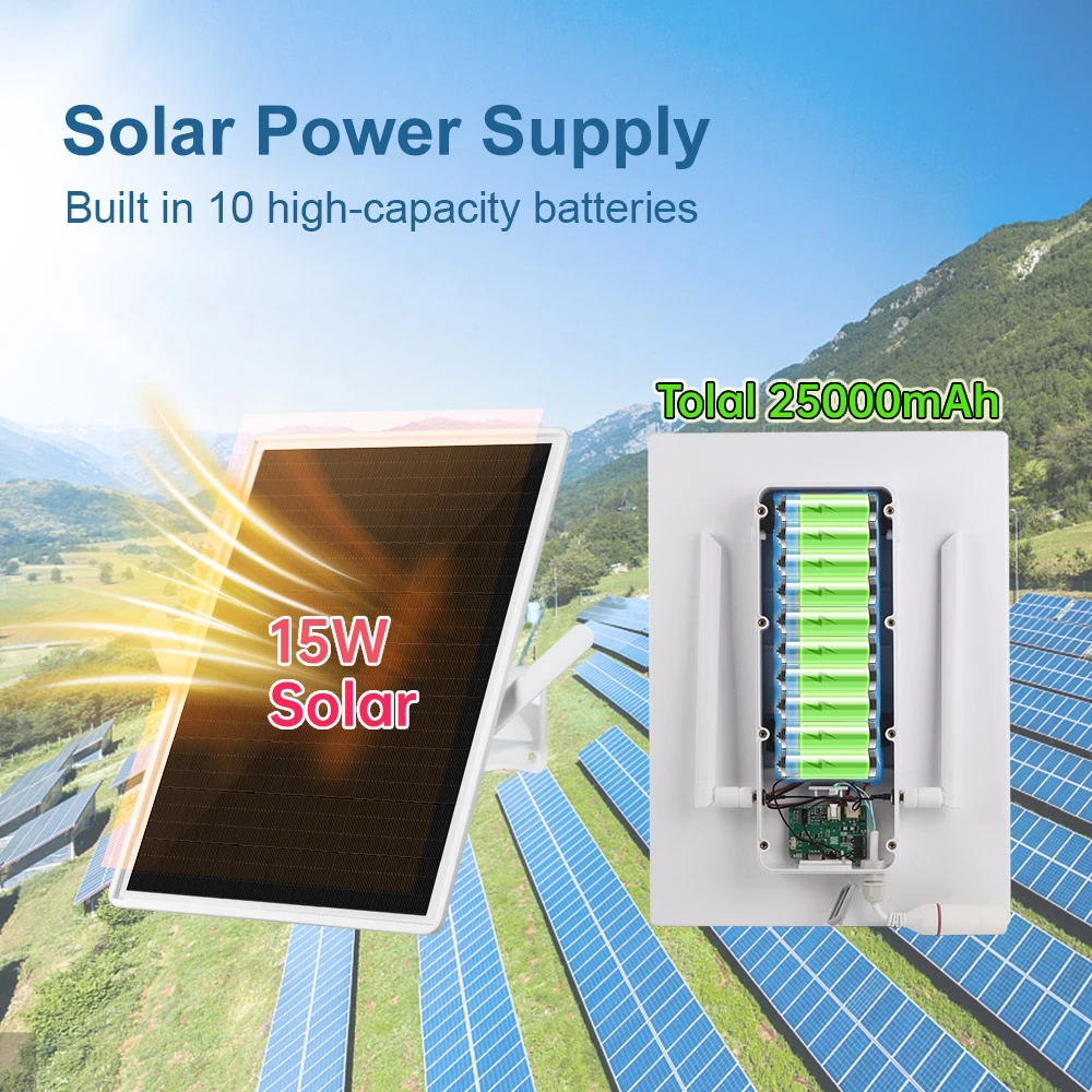 LS VISION 4G موزع إنترنت بالطاقة الشمسية واي فاي م...