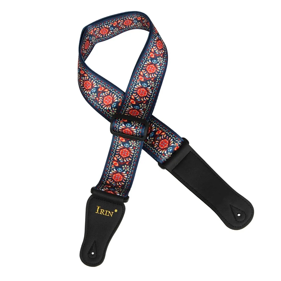 Adjustable Multi-Color Pure Cotton Guitar Strap