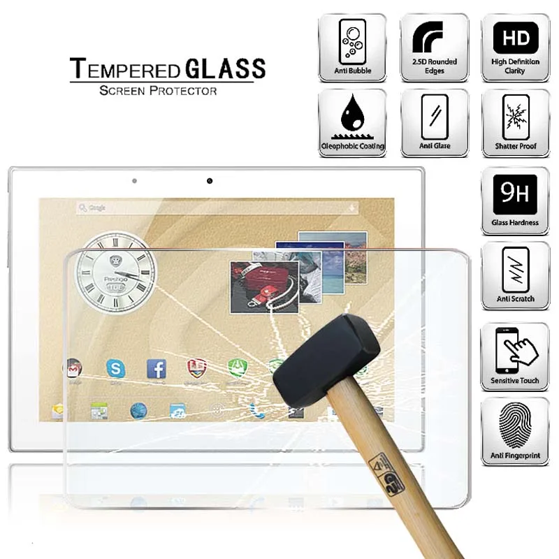 Tablet Tempered Glass Screen Protector Cover For Prestigio Multipad 4
