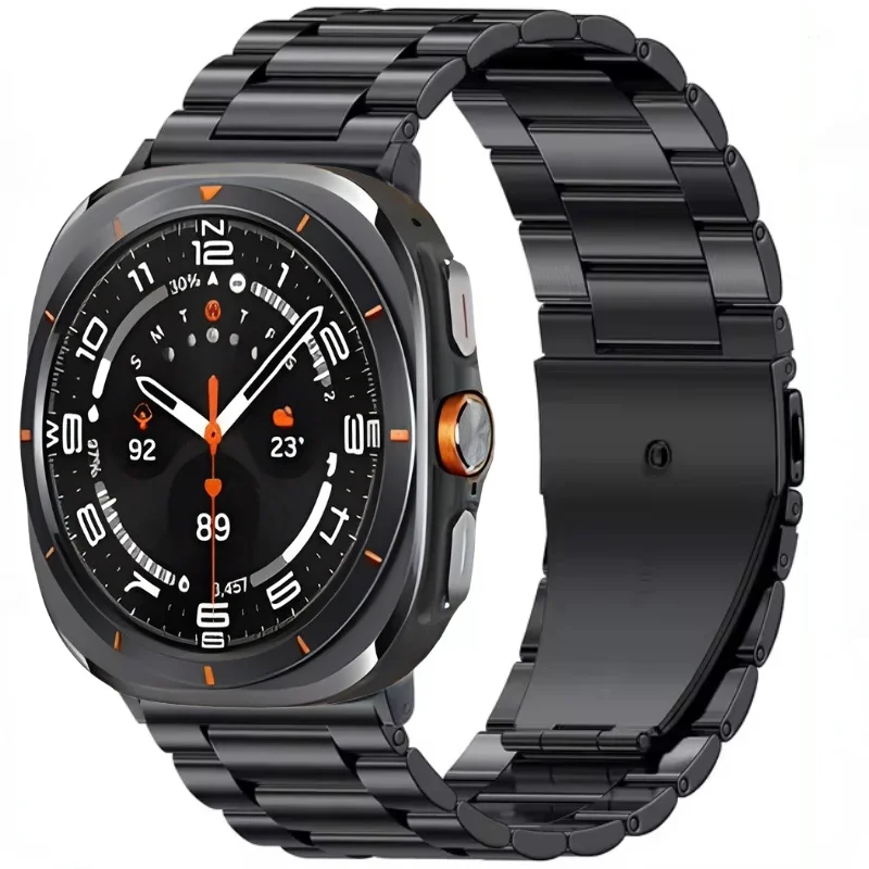 Metallarmband für Samsung Galaxy Watch Ultra 2 47 mm, Edelstahlarmband für Galaxy Watch 7 Ultra 47 mm, Zubehör. – Detail 9