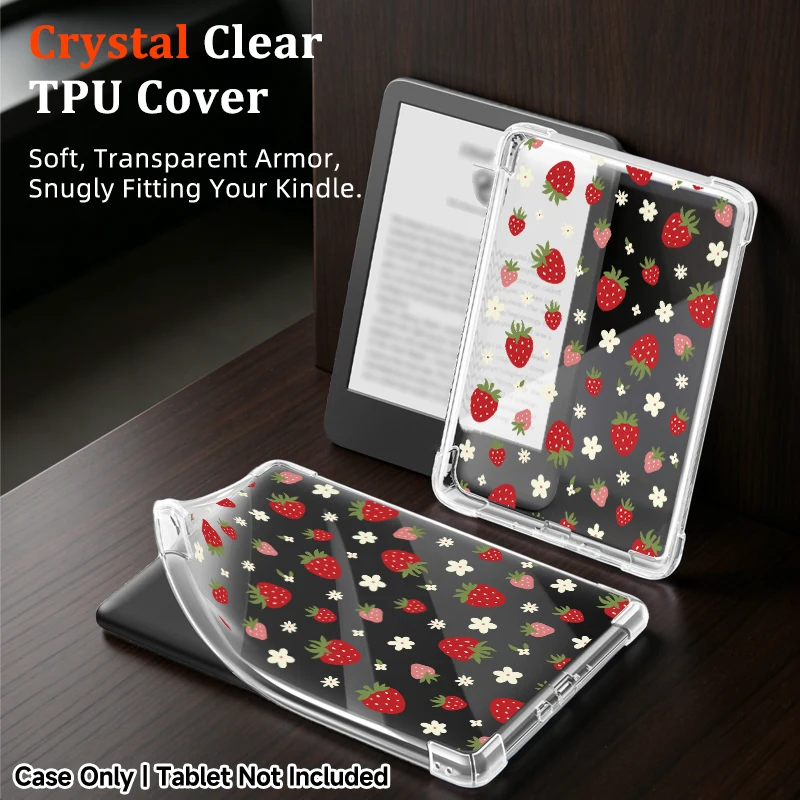 Slim Transparent E-Reader Case - Light Protective Cover