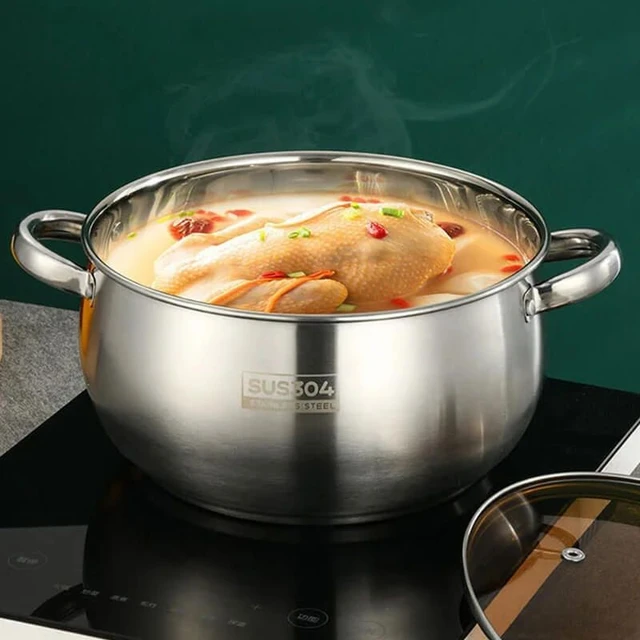 3-quart Saucepan with Lid - Stainless-Steel Stain-Resistant Sauce Pot  Kitchen Cookware - AliExpress