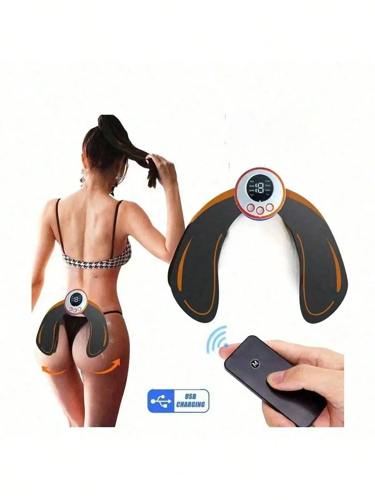 2026 EMS Бездротовий дистанційний тренажер для стегон Електричний стимулятор м’язів Фітнес Тони Сідниці Тонер для підйому Масажер Перезаряджається