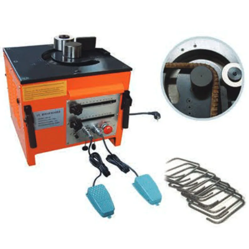 

RB-25 110V-220V Desktop Rebar Bending Machine 4-25mm Portable Electric Hydraulic Rebar Bending Machine