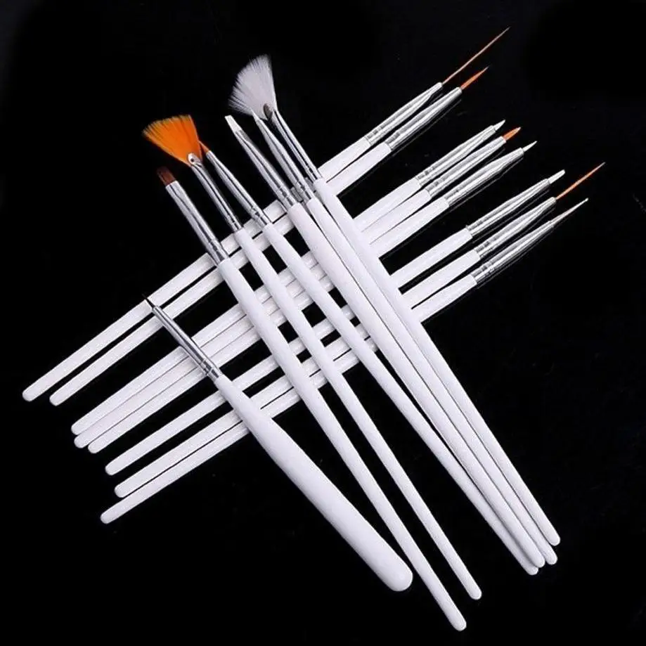 Nail Tools Painting Pen Nail Brush Set Phototherapy Pen Carving Pen Nail Brush Set 15 Pieces Set