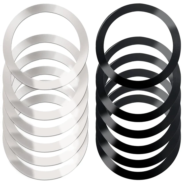 Universal Magnetic Metal Plate Ring For Samsung iPhone Magsafe Wireless Charger Car Phone Holder Sticker Round Magnet Patch 1