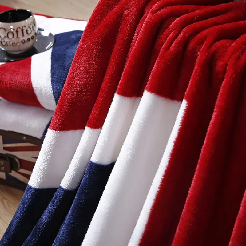 Bed Blankets-Warm and Plush Throw for Sofas, Sofas, Cars, and Travel-Machine-washed English Style Blankets - 3
