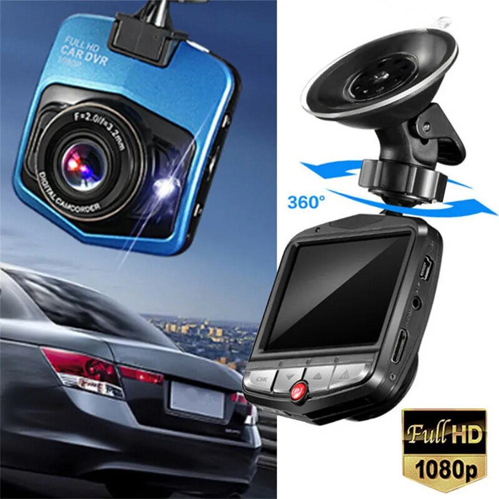 

1080P Full Car DVR Video Driving Recorder Dash Cam Camera Night Vision Parking Monitoring Function Built-in Gravity Sensor
