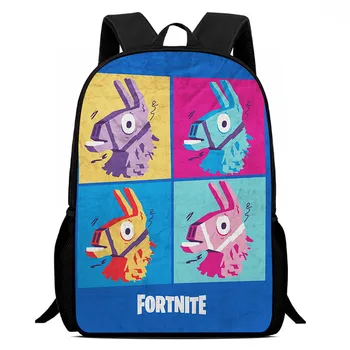 15 Inch Fortnite Cartoon Backpack for Boys Girls Unisex School Bookbag Lightweight Student backpack Large capacity backpack 1