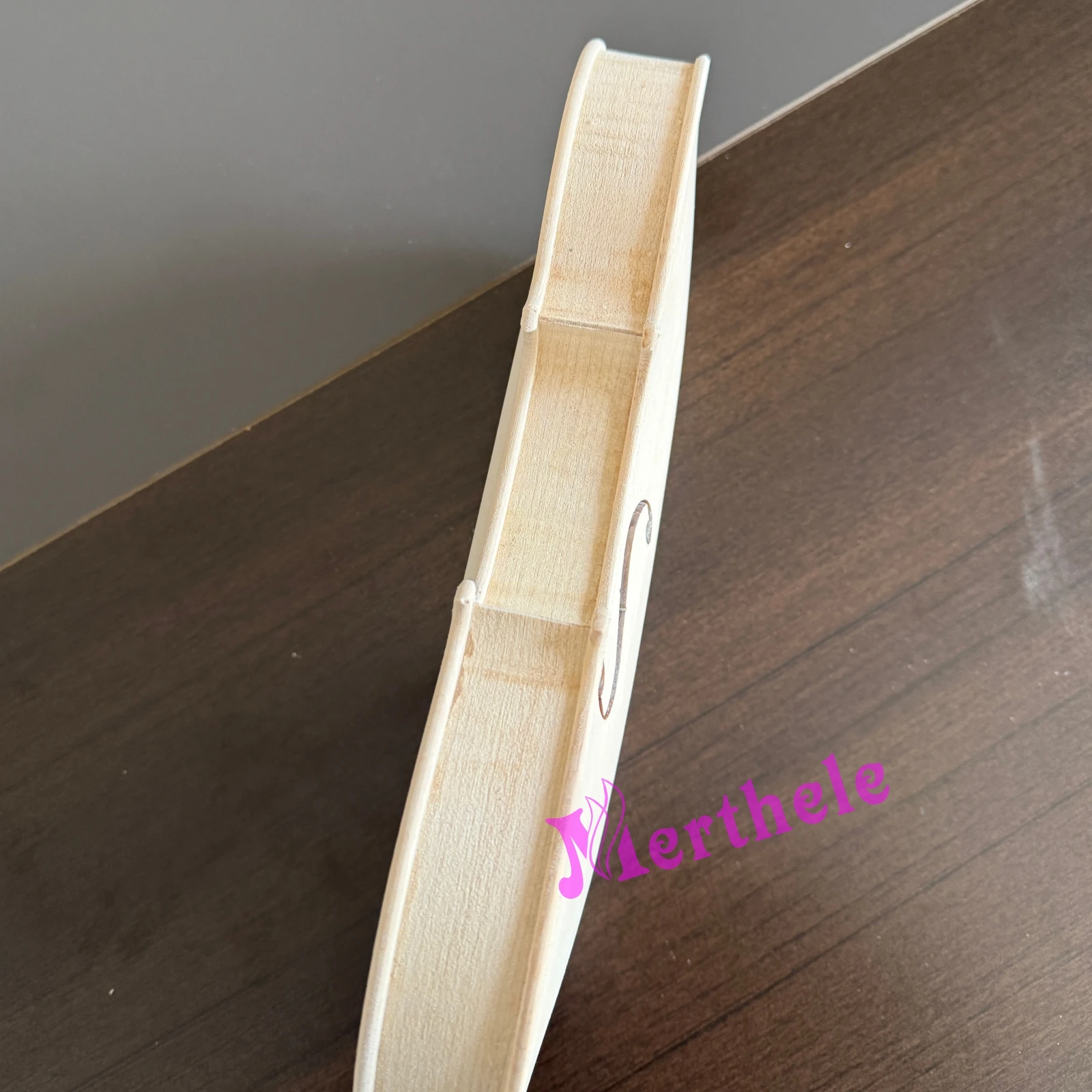 바이올린 바디 4/4 메이플 스프루스 수제 어쿠스틱 바이올린 부품 DIY 화이트 미완성