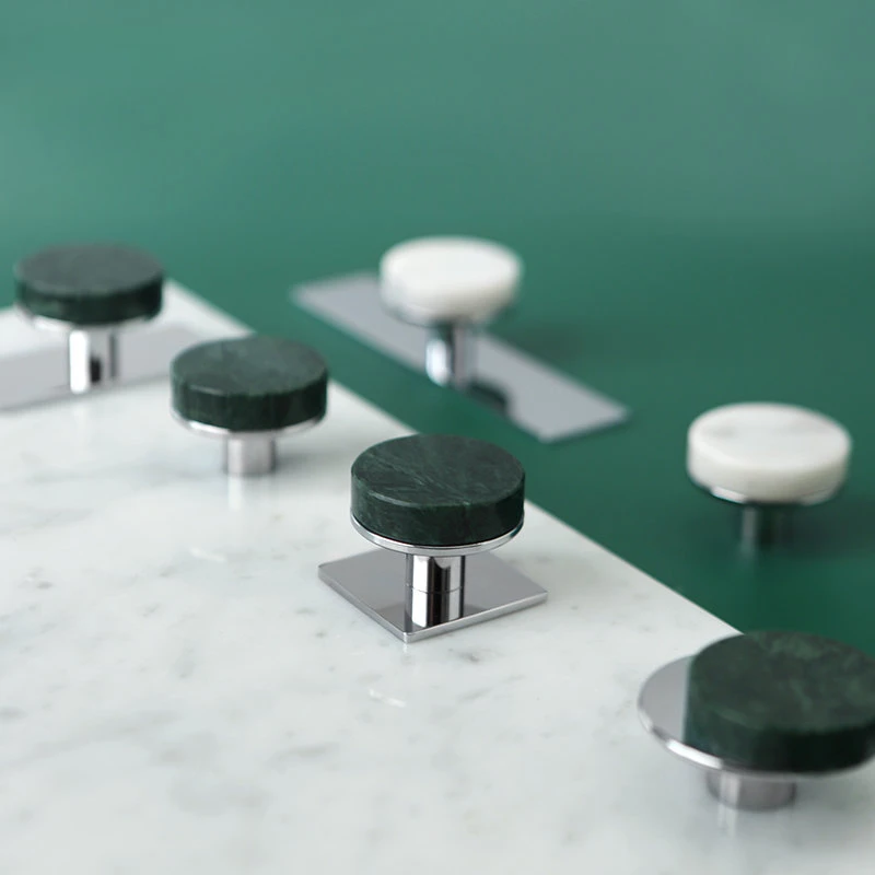 green emerald velvet dress Green Glass Cabinet Knobs main image 1