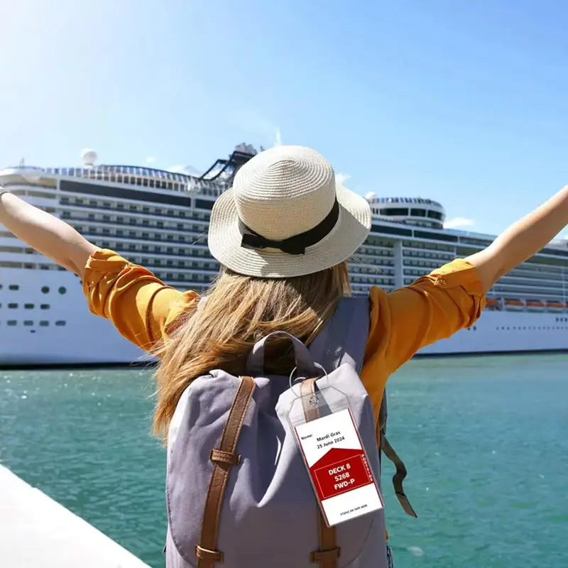 5 Stück Kabinenanhänger Gepäckanhänger für Princess, Carnival, Costa, Holland America, P&O, Norwegian Kreuzfahrtschiffe – Detail 7