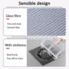 30pcs Disposable Shower Drain Cover Hair Catcher Shower Drain Mesh Sticker Sewer Filter Screen for Bathroom Laundry Bathtub Sink 3