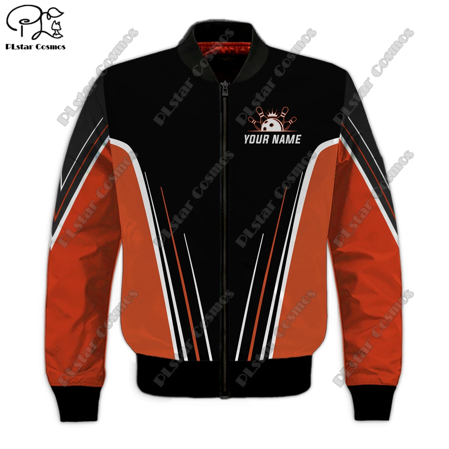 3D Printed Custom Name Collection Bowling Throw Crash Art Unisex Clothing Fun Casual Hoodie/Sweatshirt/Zip/Jacket/T-Shirt B-4