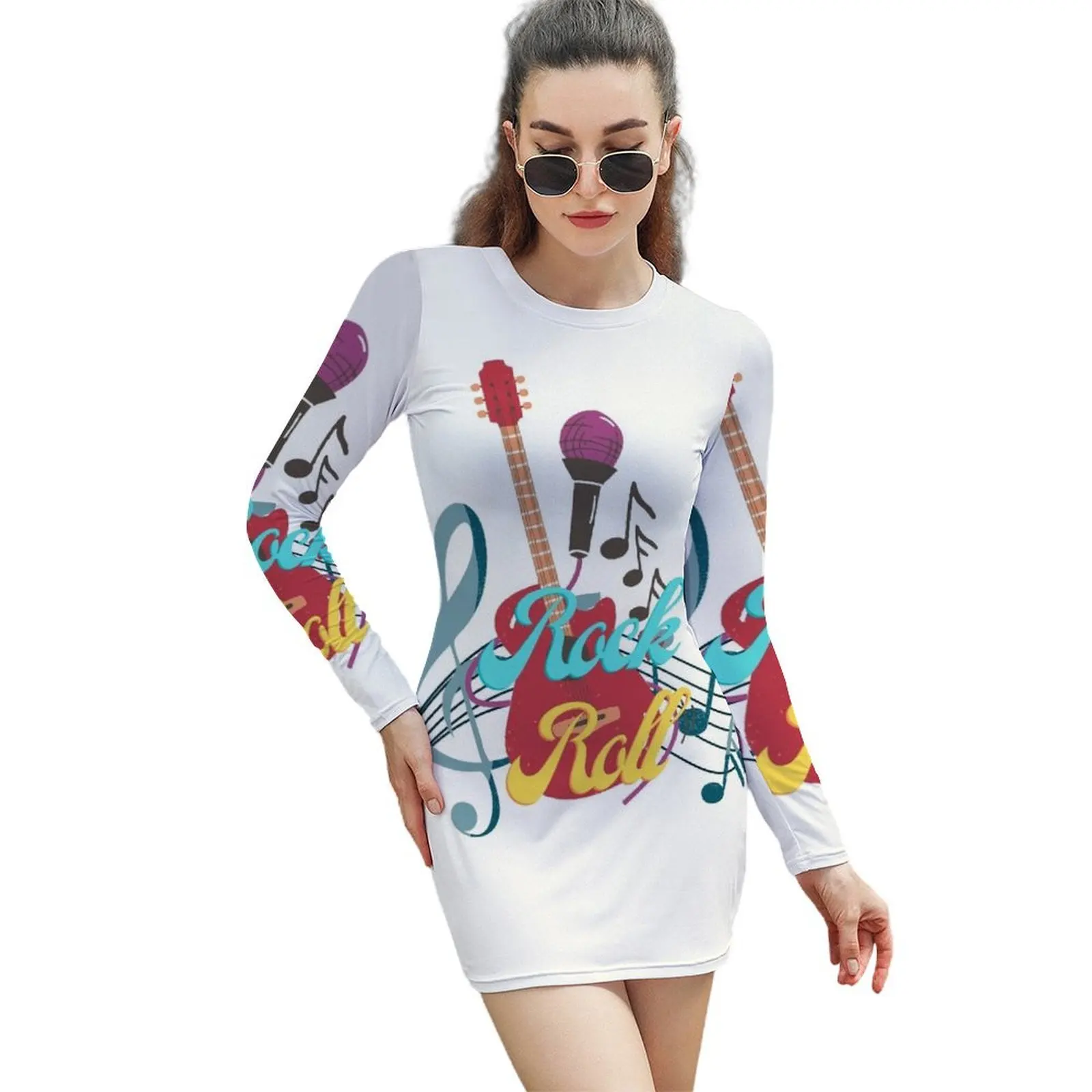 

Rock n Roll Long-Sleeved Sheath Dress Dance dresses women's evening dresses 2024