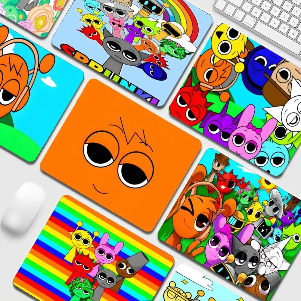 Cartoon S-Sprunki DIY Cabinet Gaming Computer Laptop Desk Mat Mouse Pad ...