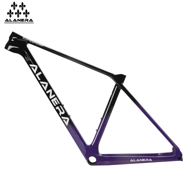 알라네라 올카본 프레임 29인치 산악자전거 프레임 UDH 테일훅 부스트 MTB 프레임 148 오픈 기어 다크 나이트 퍼플