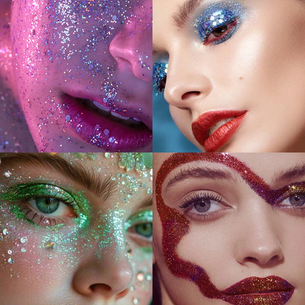 Glitter Eyeshadow Stick Waterproof Korean Makeup Cosmetics Shiny Eyeshadows Glitter Eyeliner Korean Green Blue Eye Shadow Stick 4