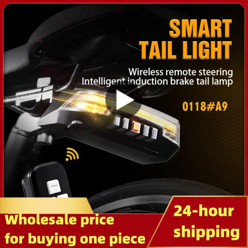 

Rear Light IPX-5 Waterproof USB Rechargeable LED Safety Warning Lamp Bike Flashing Accessories Cycling Taillight